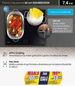 Trony Piano induzione 60 cm NZ64B5045GK offerta