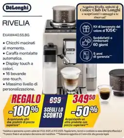 Trony DeLonghi RIVELIA EXAM440.55.BG offerta