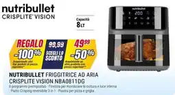 Trony NUTRIBULLET FRIGGITRICE AD ARIA CRISPLITE VISION NBA0811DG offerta