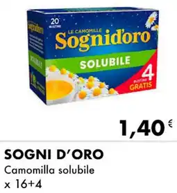 Iper Tosano SOGNI D'ORO Camomilla solubile offerta