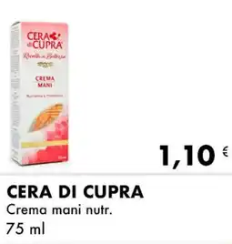 Iper Tosano CERA DI CUPRA Crema mani nutr. offerta