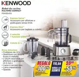 Trony KENWOOD MULTIPRO COMPACT FDM304SS offerta