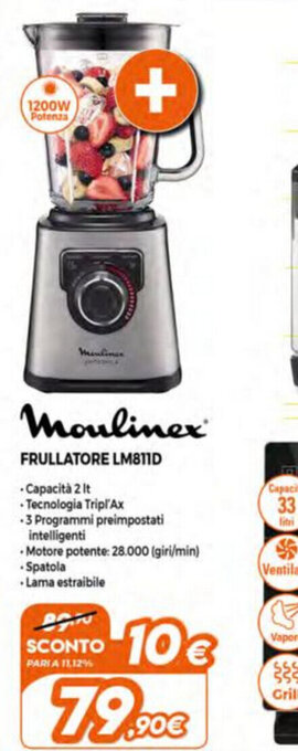 Expert Moulinex Frullatore LM811D offerta