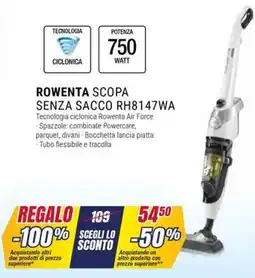 Trony ROWENTA SCOPA SENZA SACCO RH8147WA offerta