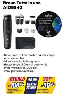 Trony Braun Tutto in uno AIO5540 offerta