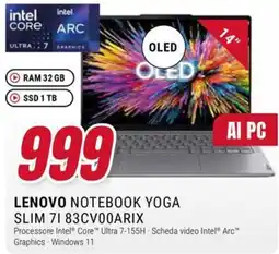 Trony LENOVO NOTEBOOK YOGA SLIM 71 83CV00ARIX offerta
