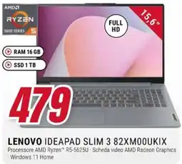 Trony LENOVO IDEAPAD SLIM 3 82XM00UKIX offerta