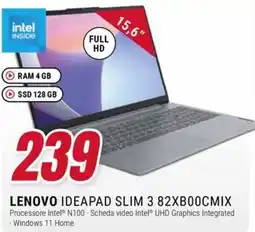 Trony LENOVO IDEAPAD SLIM 3 82XB00CMIX offerta