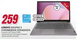 Trony LENOVO IDEAPAD 3 CHROMEBOOK 82N4004DIX offerta