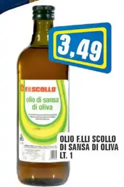 Punto Vigas Olio f.lli scollo di sansa di oliva offerta