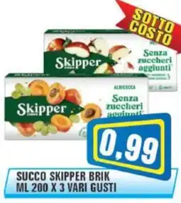 Punto Vigas Succo skipper brik offerta