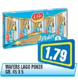 Punto Vigas Wafers lago poker offerta