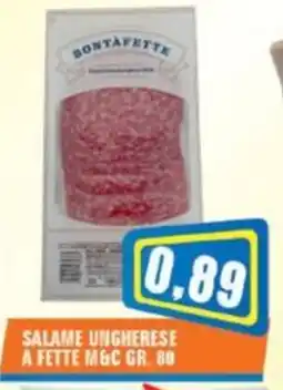 Punto Vigas Salame ungherese a fette m&c offerta
