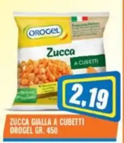 Punto Vigas Zucca gialla a cubetti OROGEL offerta