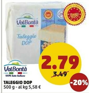 PENNY Taleggio dop offerta