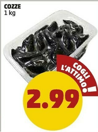 PENNY Cozze 1000 g offerta