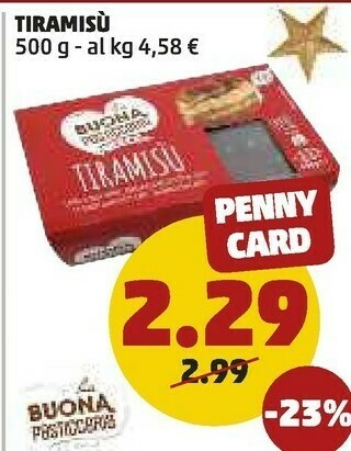 PENNY Tiramisu offerta