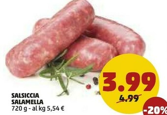 PENNY Salsiccia salamella offerta