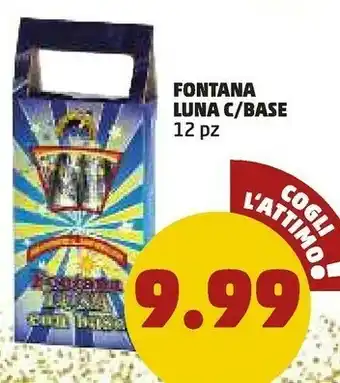 Fontana luna c/ base