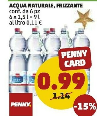 PENNY Acqua offerta