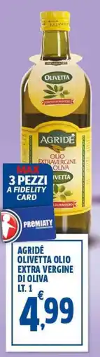Sigma Agridé olivetta olio extra vergine di oliva offerta