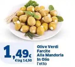 Sigma Olive Verdi Farcite Alla Mandorla In Olio l'etto offerta