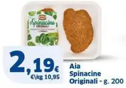 Sigma Aia Spinacine Originali offerta