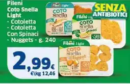 Sigma Fileni Coto Snella Light offerta