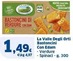 Sigma La Valle Degli Orti Bastoncini Con Edam Verdure e Spinaci offerta