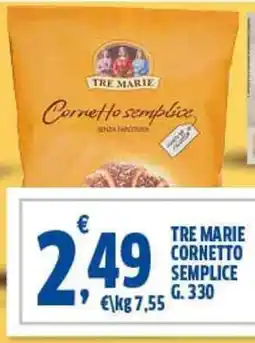 Sigma Tre marie cornetto semplice offerta