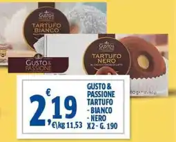 Sigma Gusto & passione tartufo bianco e nero offerta