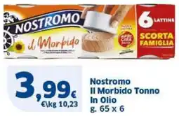 Sigma Nostromo II Morbido Tonno In Olio offerta