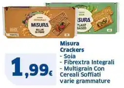 Sigma Misura Crackers Soia offerta