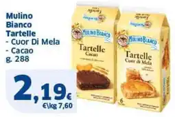 Sigma Mulino Bianco Tartelle Cuor Di Mela e Cacao offerta
