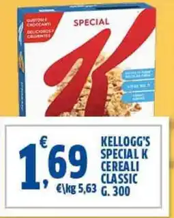 Sigma Kellogg's special k cereali classic offerta