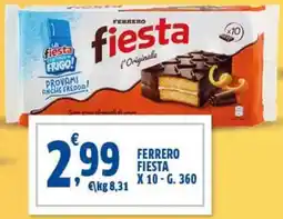Sigma Ferrero fiesta X 10 offerta