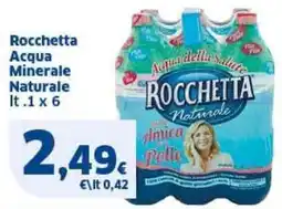Sigma Rocchetta Acqua Minerale Naturale offerta