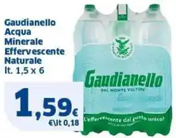 Sigma Gaudianello Acqua Minerale Effervescente Naturale offerta