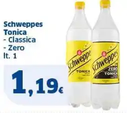 Sigma Schweppes Tonica Classica e Zero offerta