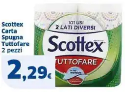 Sigma Scottex Carta Spugna Tuttofare offerta