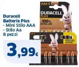 Sigma Duracell Batterie Plus Mini Stilo AAA e Stilo Aa offerta