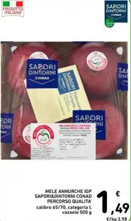 Spazio Conad Mele annurche igp sapori&dintorni conad percorso qualita' offerta