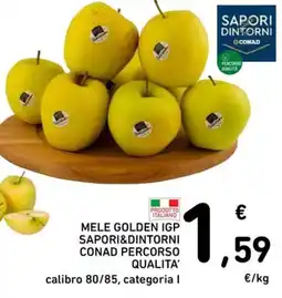 Spazio Conad Mele golden igp sapori&dintorni conad percorso qualita' offerta