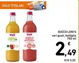 Spazio Conad Succo LENI'S offerta