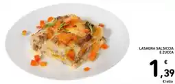 Spazio Conad Lasagna salsiccia e zucca offerta