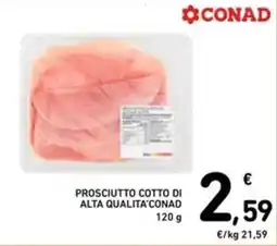 Spazio Conad Prosciutto cotto di alta qualita' CONAD offerta
