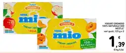Spazio Conad Yogurt cremoso 100% naturale mio NESTLE offerta