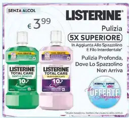 Acqua & Sapone Listerine Total Care offerta