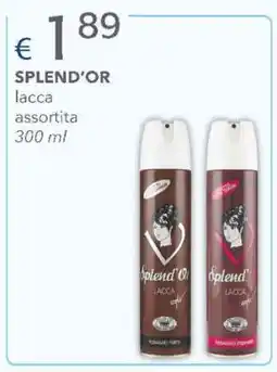 Acqua & Sapone SPLEND'OR lacca assortita offerta