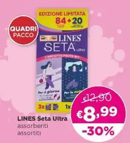 Acqua & Sapone LINES SETA ULTRA offerta